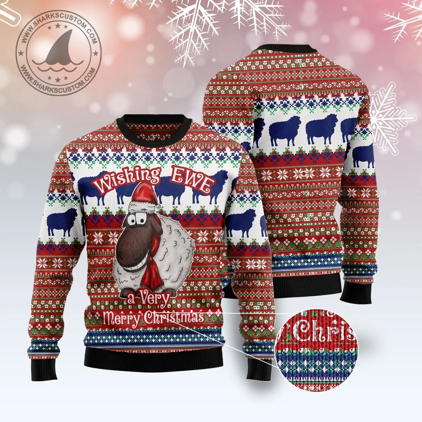 Ugly Sweater JulesRoche All-Over Print Winter Warm