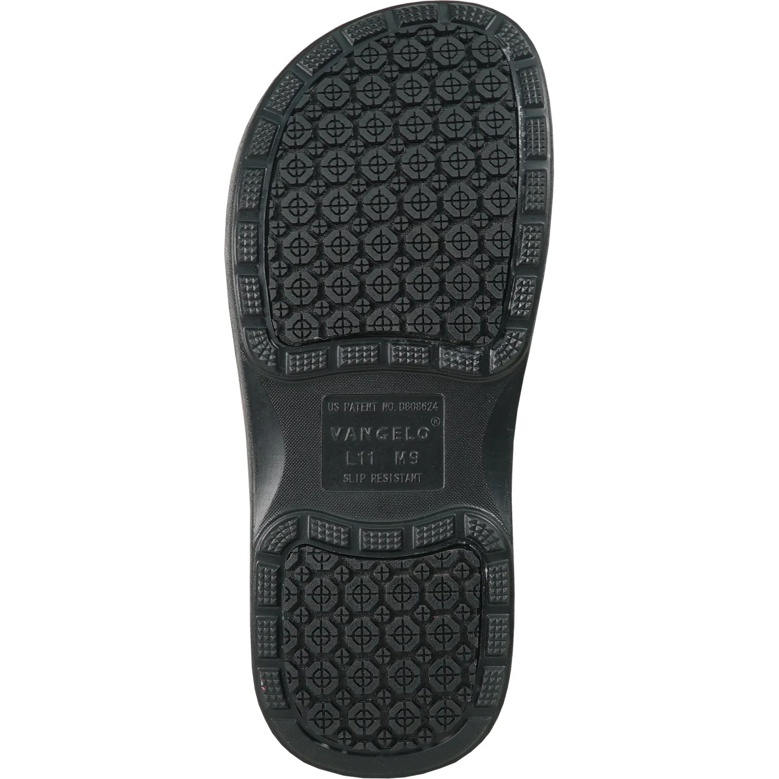 VANGELO Men Slip Resistant Clog CARLISLE Black