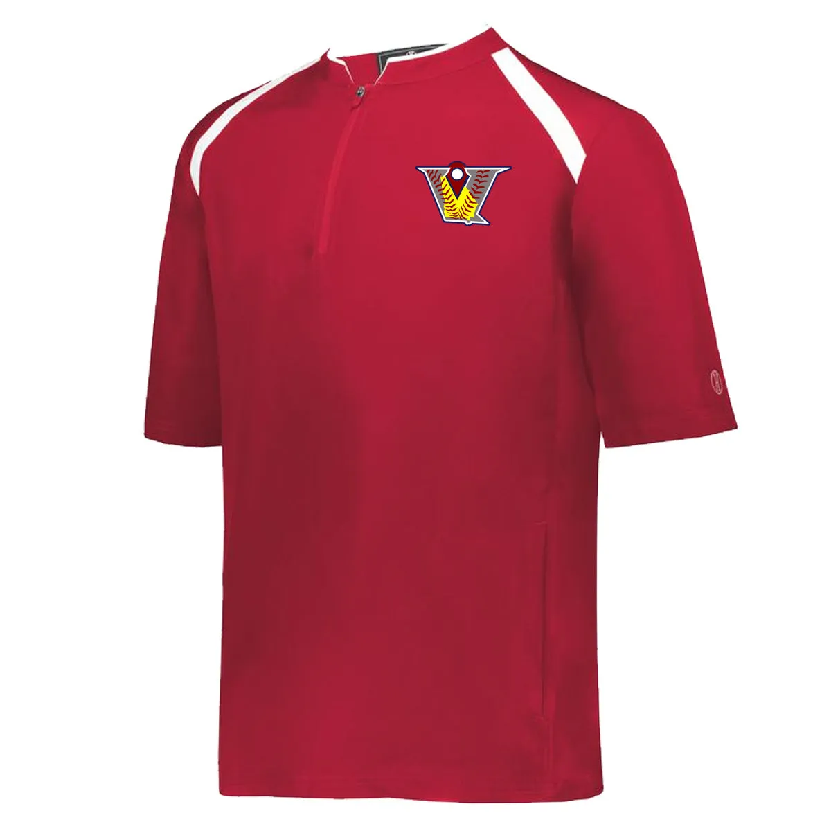 Velo FP - Clubhouse Short Sleeve Cage Jacket - Scarlet (229581/229681)