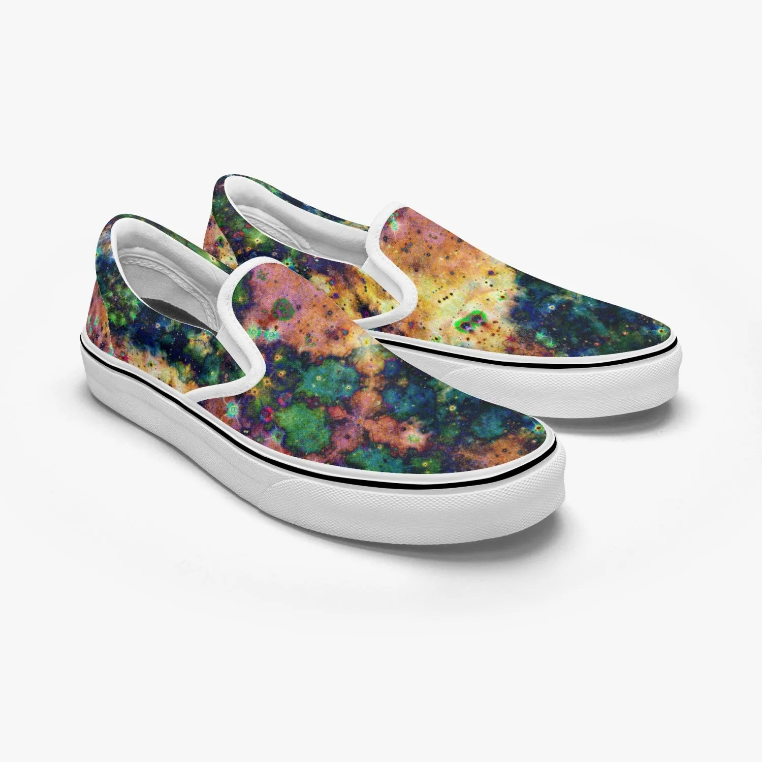 Venus Split-Style Psychedelic Slip-On Shoes