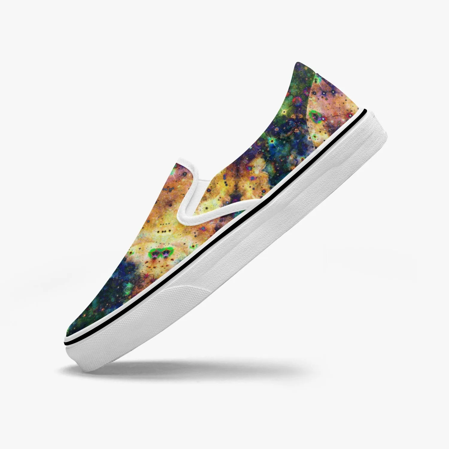 Venus Split-Style Psychedelic Slip-On Shoes