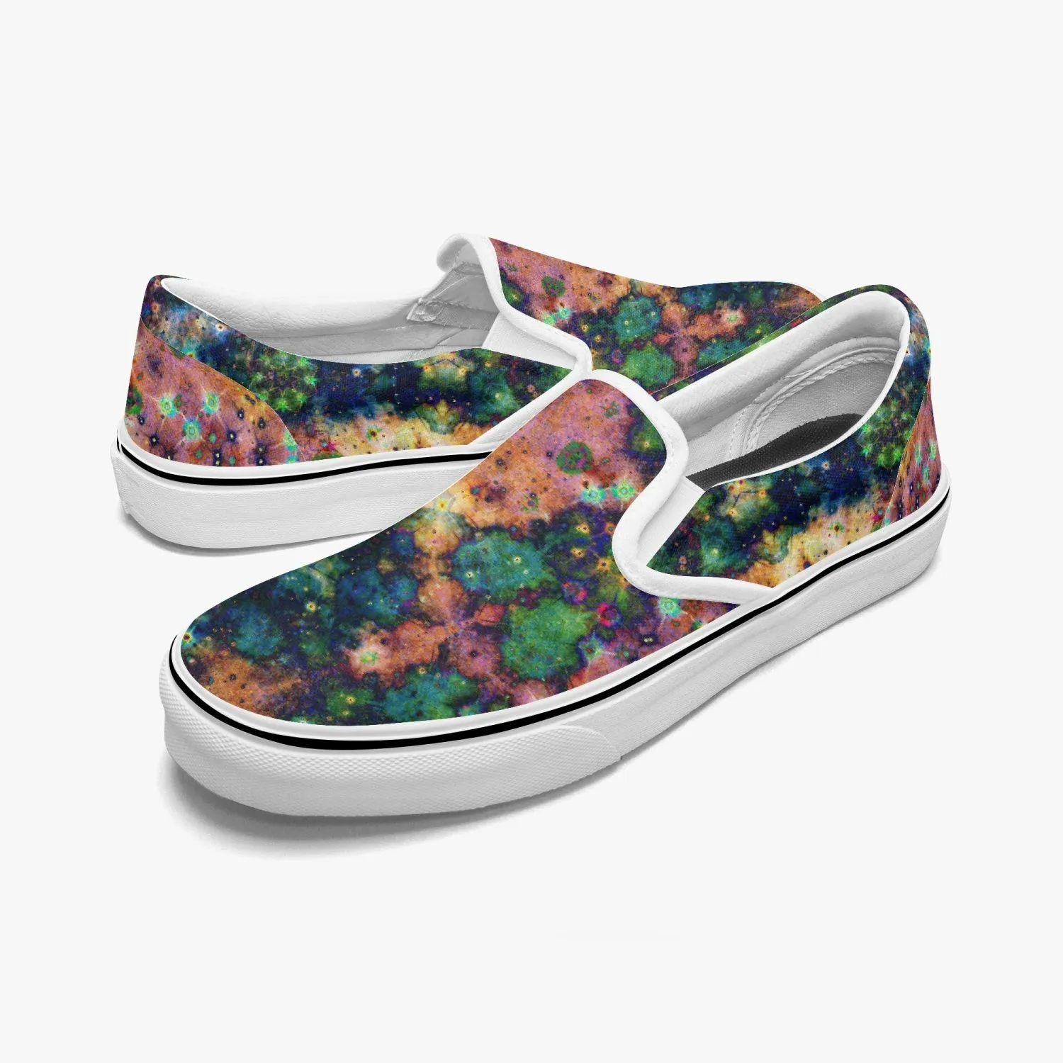 Venus Split-Style Psychedelic Slip-On Shoes