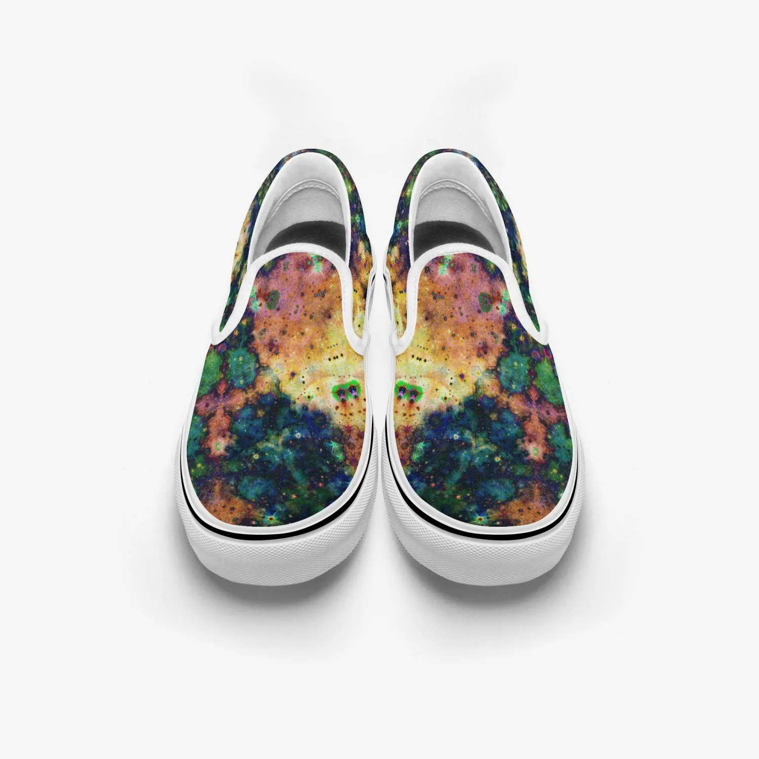 Venus Split-Style Psychedelic Slip-On Shoes
