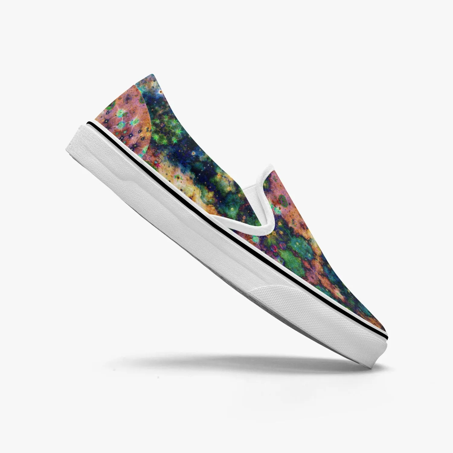 Venus Split-Style Psychedelic Slip-On Shoes