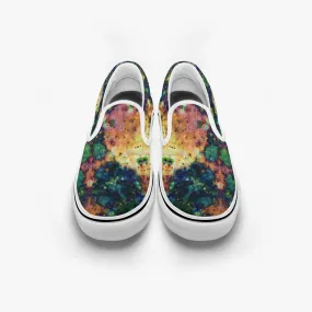 Venus Split-Style Psychedelic Slip-On Shoes
