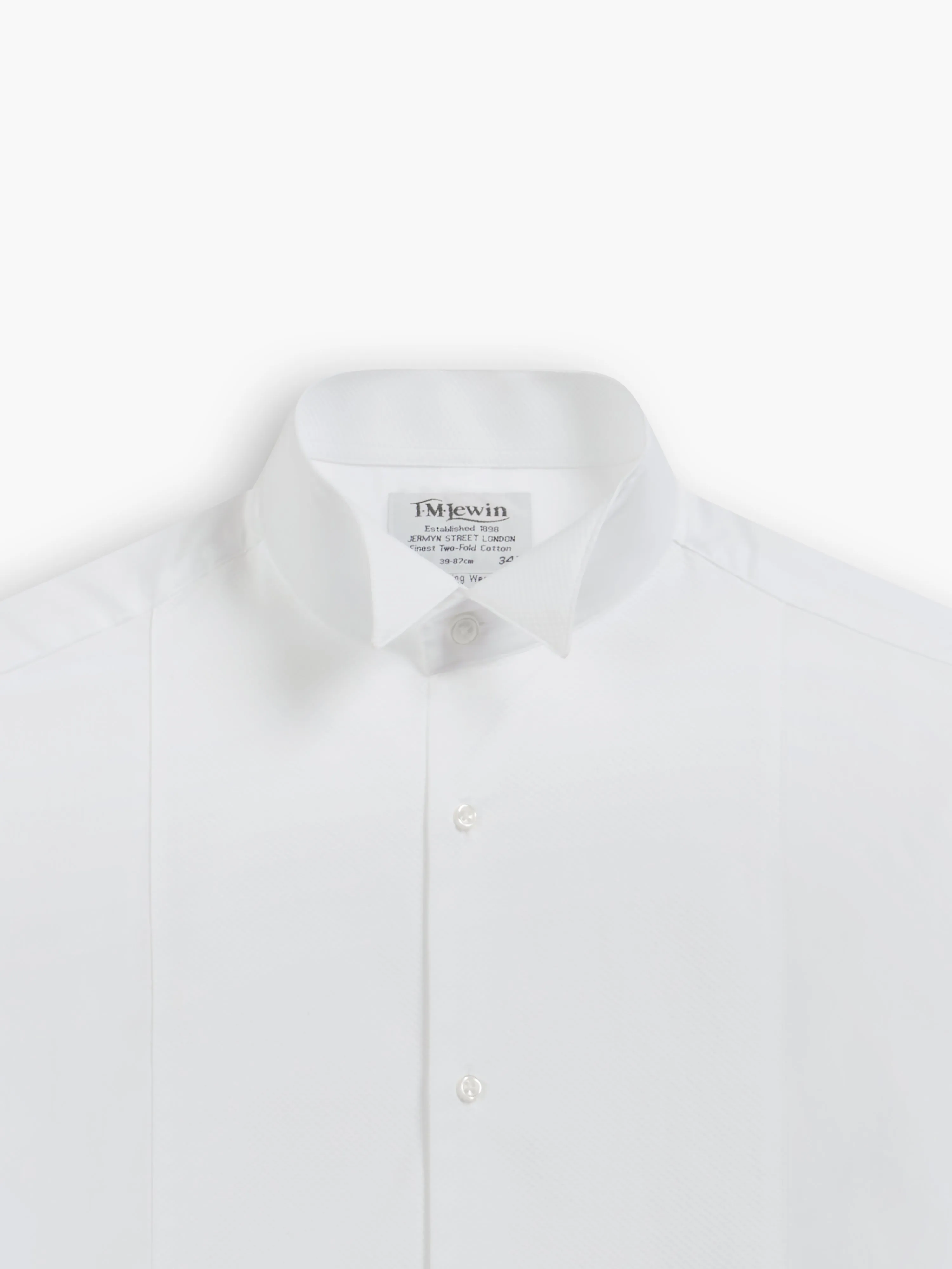 White Dress Shirt - Wing Collar