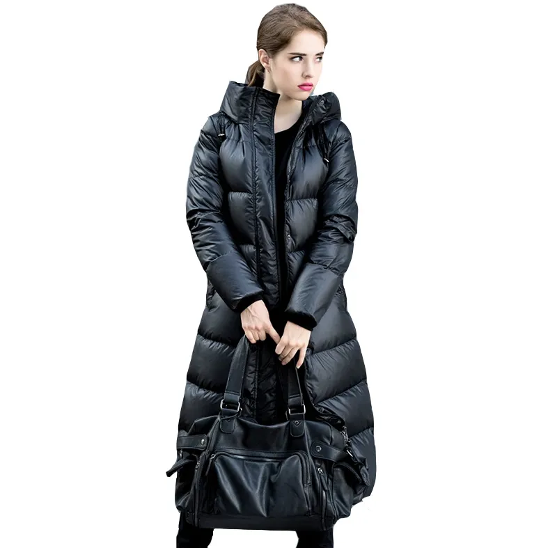 Women's Double Sided Warm Long Parka