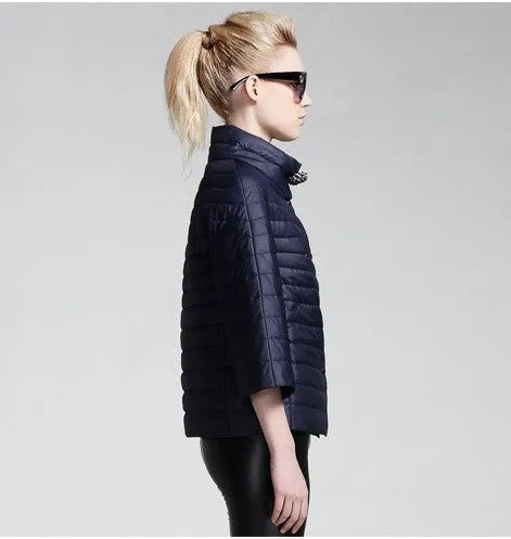 Women's Spring Warm Cotton-Padded Short Jacket