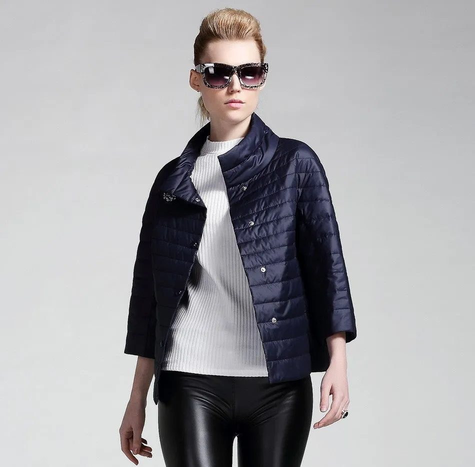 Women's Spring Warm Cotton-Padded Short Jacket