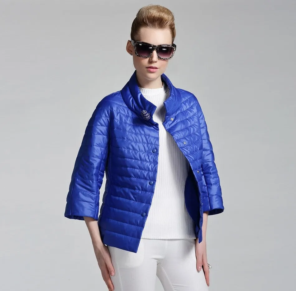 Women's Spring Warm Cotton-Padded Short Jacket