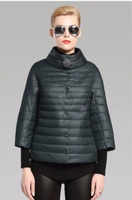 Women's Spring Warm Cotton-Padded Short Jacket
