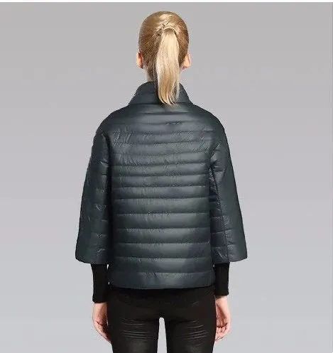 Women's Spring Warm Cotton-Padded Short Jacket